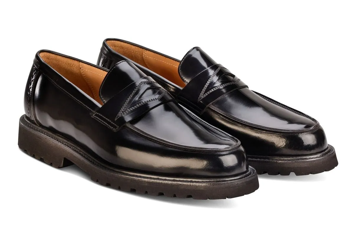 Chicago Penny Loafer - Black Bookbinder sold by Tricker's product image thumbnail 3