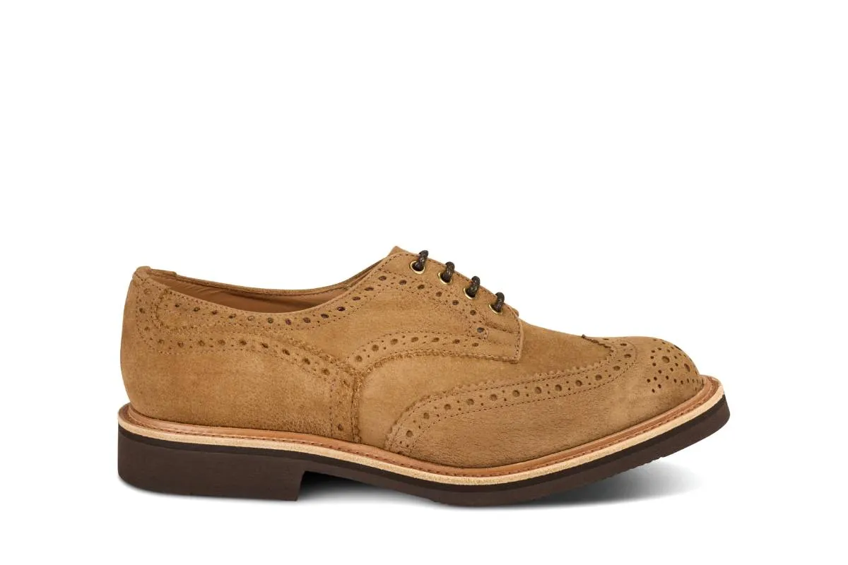 Bourton Country Shoe - Burnt Sugar Olivvia Nubuck (6 Fitting) sold by Tricker's