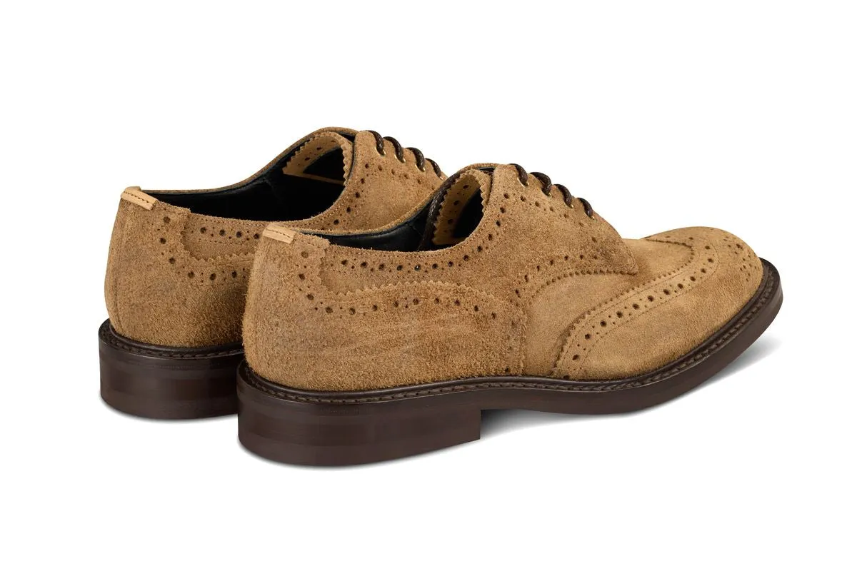 Bourton Country Shoe - Peanut Waxed Suede sold by Tricker's product image thumbnail 4