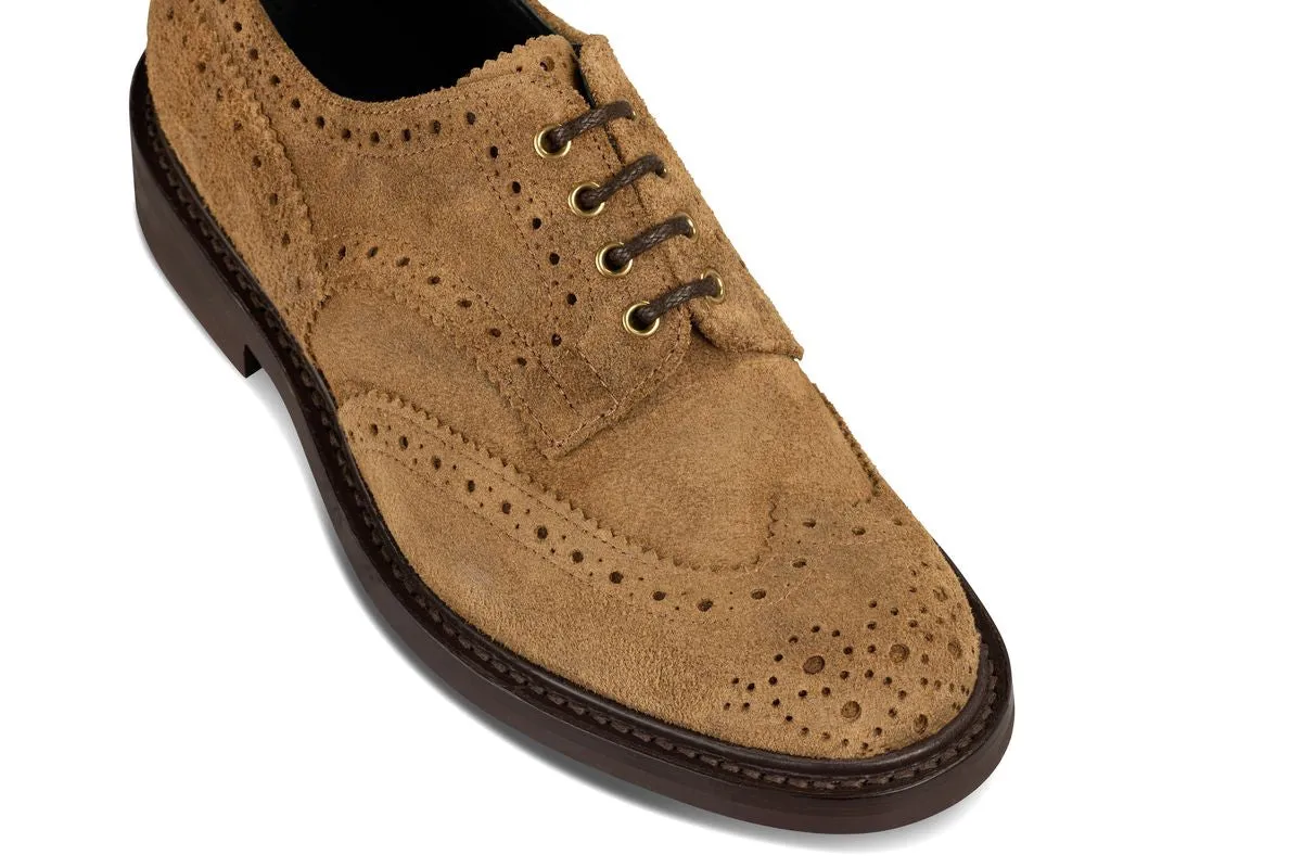 Bourton Country Shoe - Peanut Waxed Suede sold by Tricker's product image thumbnail 2