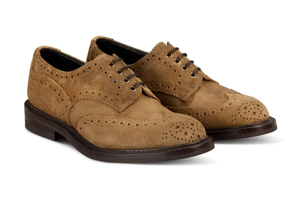 Bourton Country Shoe - Peanut Waxed Suede sold by Tricker's product image thumbnail 3