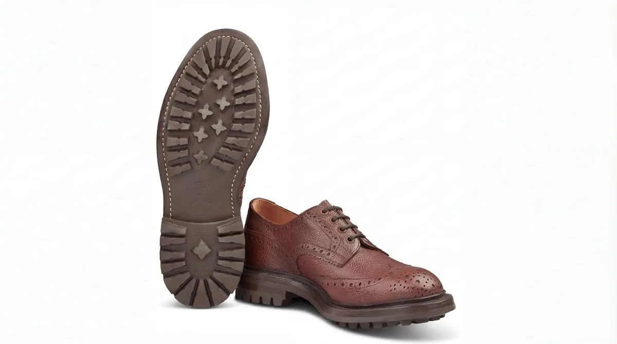 BOURTON COUNTRY SHOE - BROWN ZUG GRAIN (6 Fitting) sold by Tricker's product image thumbnail 4