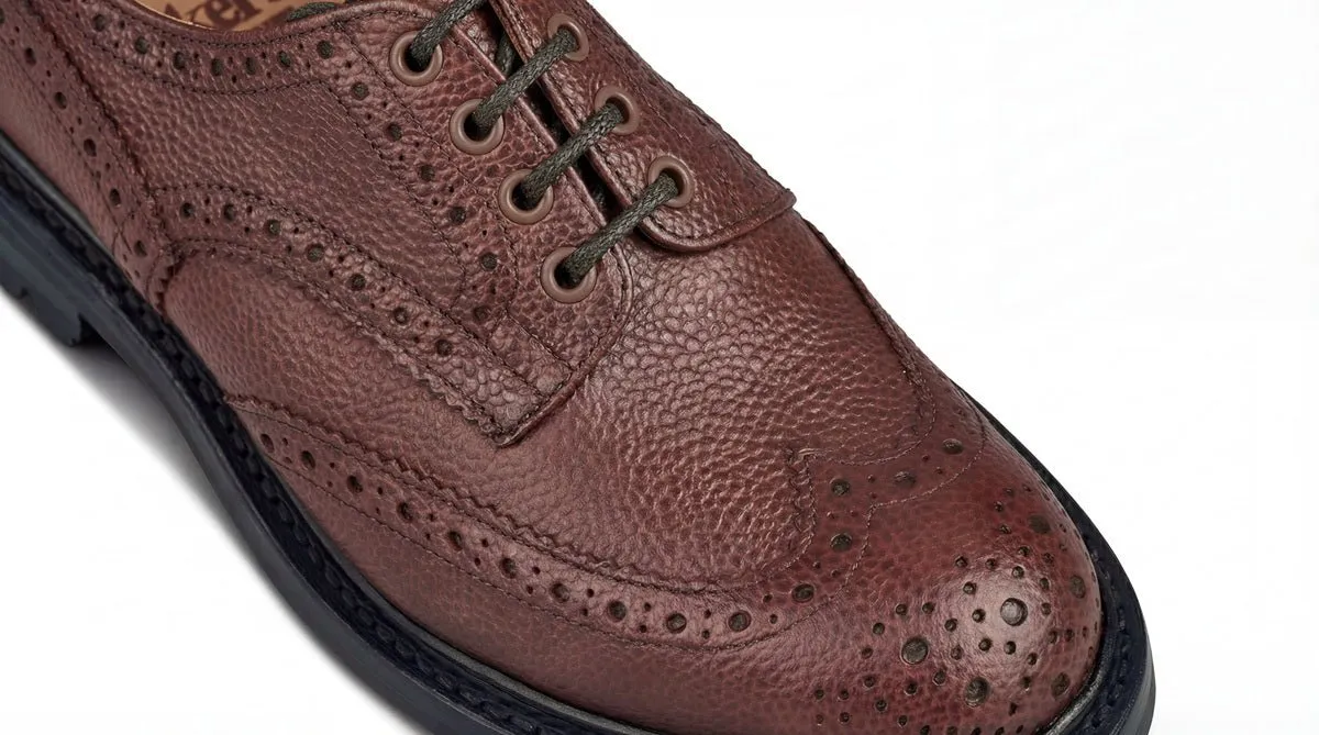 BOURTON COUNTRY SHOE - BROWN ZUG GRAIN (6 Fitting) sold by Tricker's product image thumbnail 2