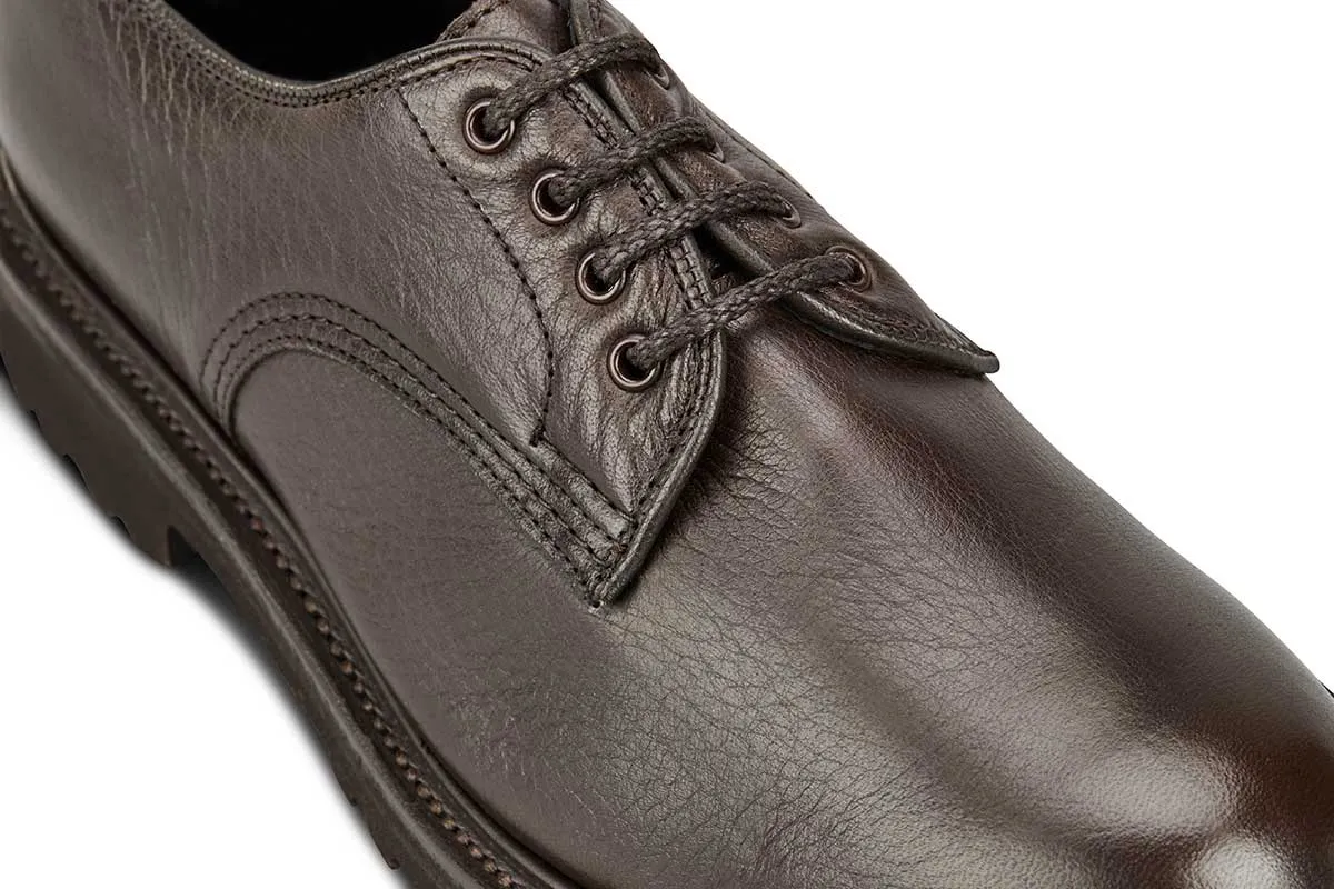 Linda Derby Tramper Shoe - Olivvia Deerskin - Brown sold by Tricker's product image thumbnail 2