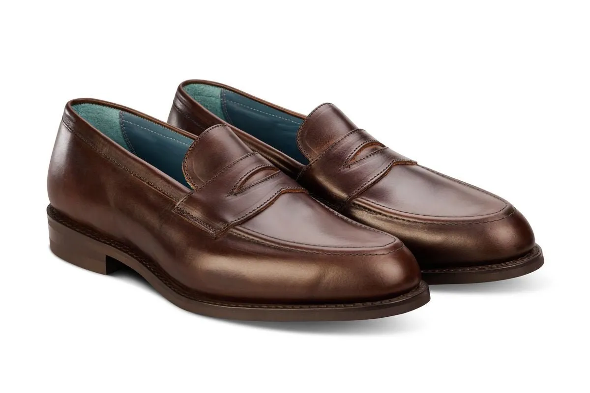 Jermyn Street Penny Loafer - Brown Cutter sold by Tricker's product image thumbnail 4