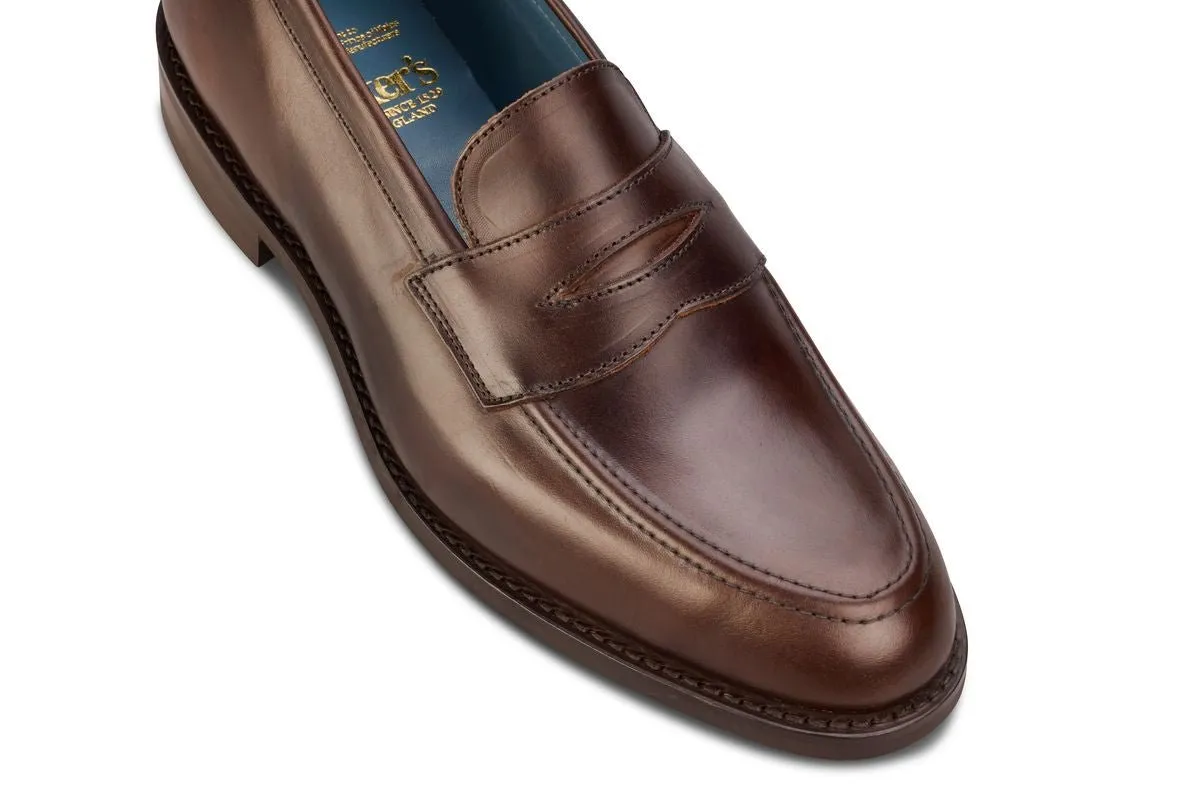 Jermyn Street Penny Loafer - Brown Cutter sold by Tricker's product image thumbnail 2