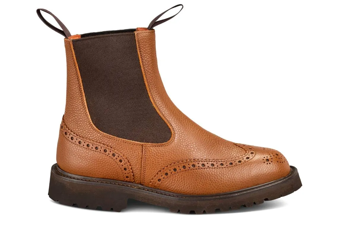 Silvia Country Dealer Boot - Sienna Olivvia Scotch Grain sold by Tricker's