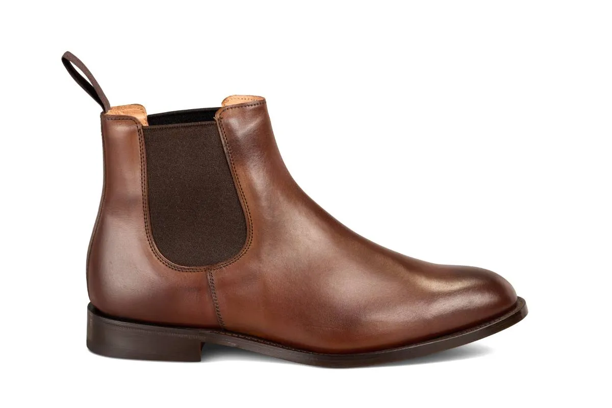Brighton Chelsea Boot - Coffee Burnished sold by Tricker's