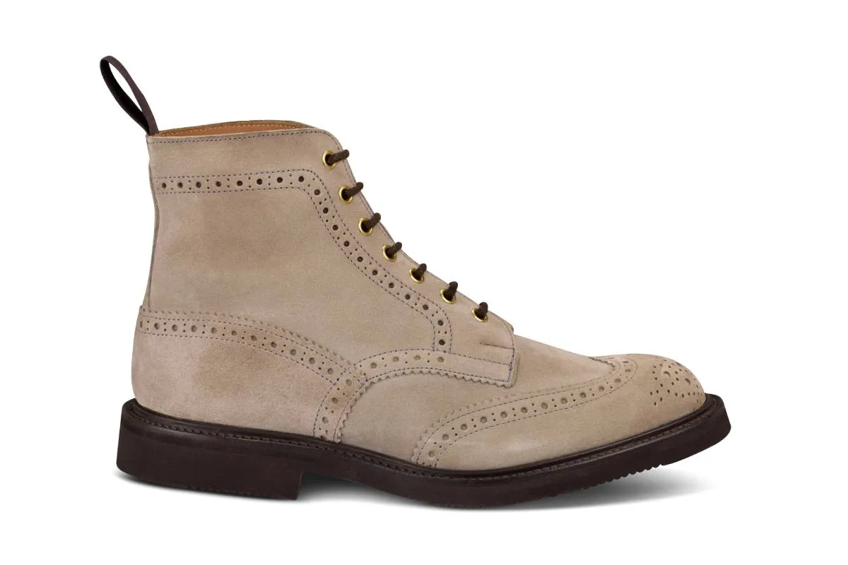 Stow Country Boot - Shale Suede (6 Fitting) sold by Tricker's