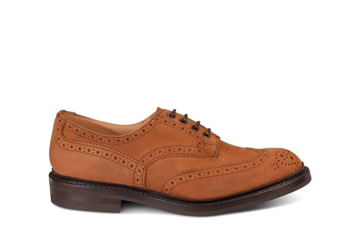Bourton Country Shoe - Chestnut Crazy Nubuck sold by Tricker's
