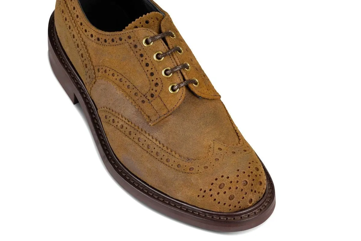 Bourton Country Shoe - Snuff Waxed Suede sold by Tricker's product image thumbnail 2