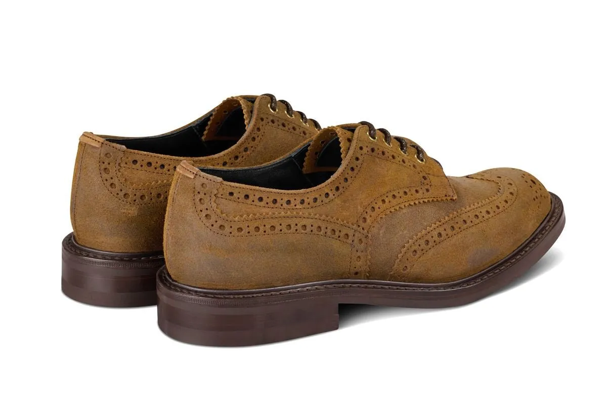 Bourton Country Shoe - Snuff Waxed Suede sold by Tricker's product image thumbnail 4