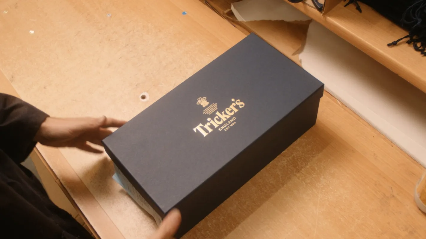 Tricker's Blue Box sold by Tricker's