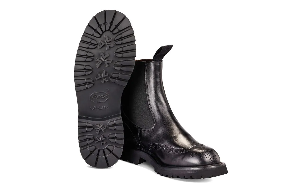 Silvia Country Dealer Boot - Black Ecopel sold by Tricker's product image thumbnail 5