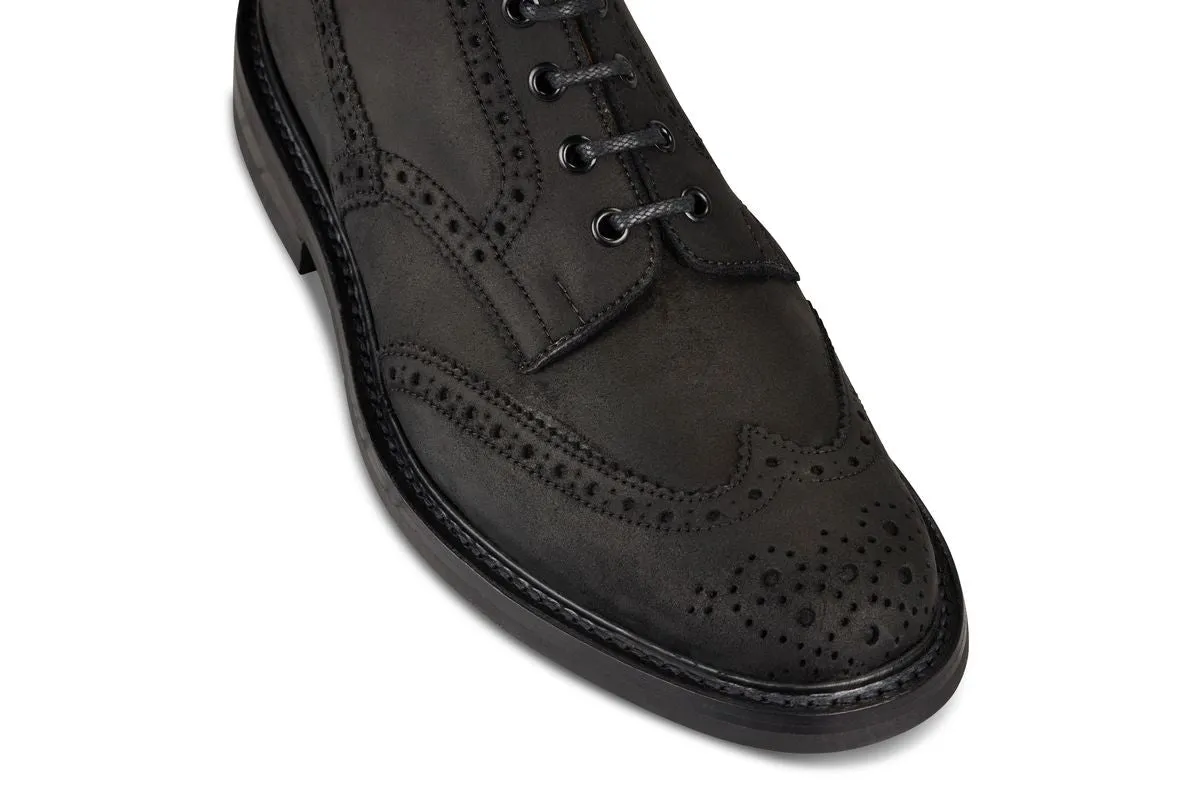 Stow Country Boot - Black Waxy Commander sold by Tricker's product image thumbnail 2