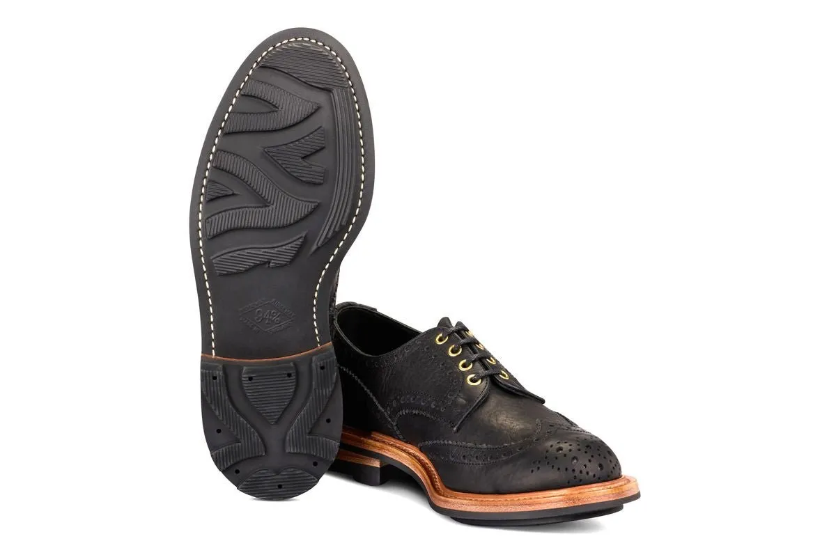 Bourton Country Shoe - Black Buffalo (Tricker's Exclusive) sold by Tricker's product image thumbnail 5