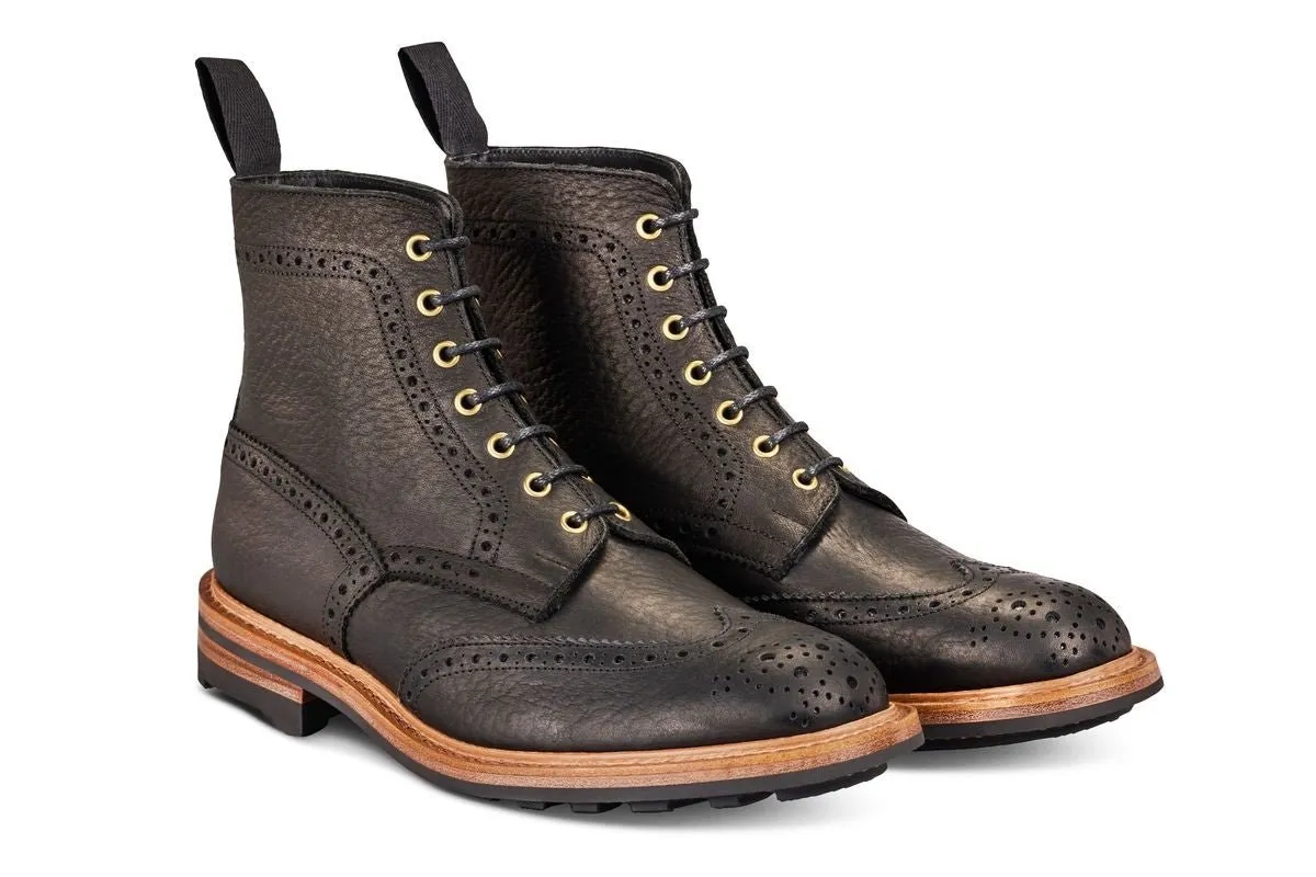 Stow Country Boot - Black Buffalo (Tricker's Exclusive) sold by Tricker's product image thumbnail 3