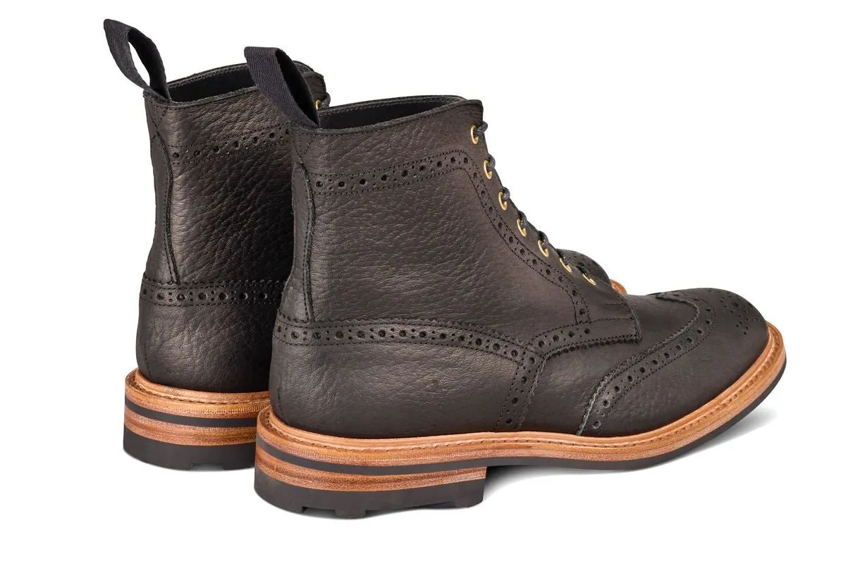 Stow Country Boot - Black Buffalo (Tricker's Exclusive) sold by Tricker's product image thumbnail 4