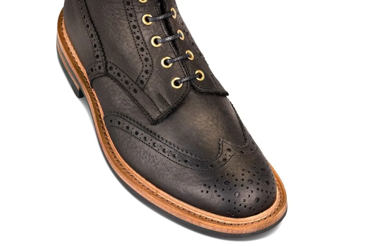 Stow Country Boot - Black Buffalo (Tricker's Exclusive) sold by Tricker's product image thumbnail 2