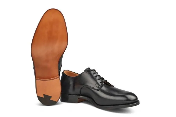 Wiltshire Plain Derby City Shoe - Black sold by Tricker's product image thumbnail 5