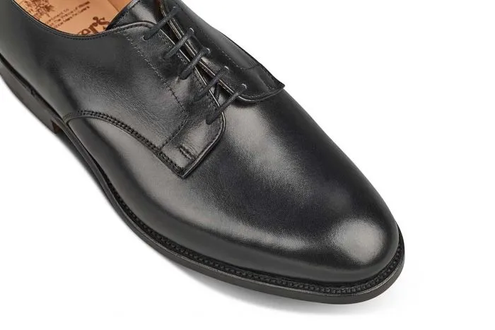 Wiltshire Plain Derby City Shoe - Black sold by Tricker's product image thumbnail 2
