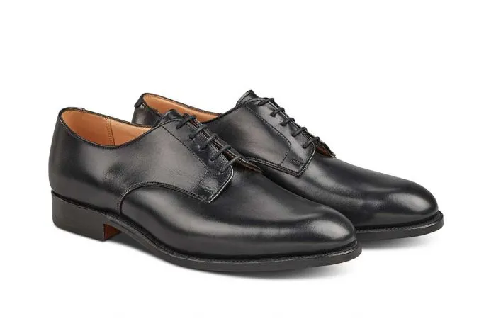 Wiltshire Plain Derby City Shoe - Black sold by Tricker's product image thumbnail 3