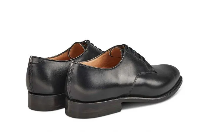 Wiltshire Plain Derby City Shoe - Black sold by Tricker's product image thumbnail 4