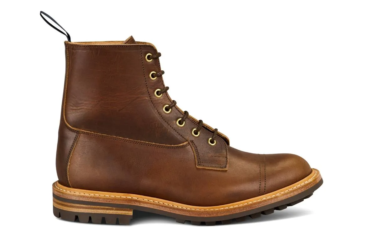 Grassmere Country Boot - Nut Brown Horween (Tricker's Exclusive) 6 Fitting made by Tricker's
