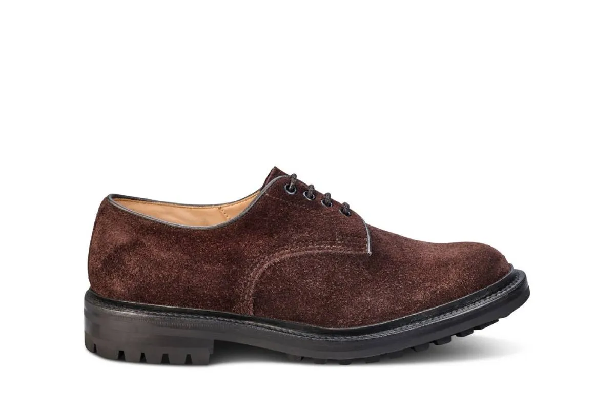 Daniel Tramping Shoe - Charcoal Hairy Suede made by Tricker's
