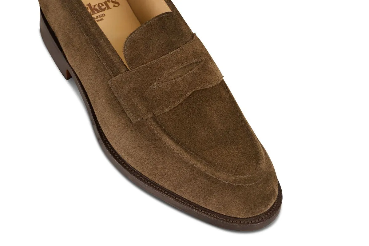 Havard Penny Loafer - Cafe Repello Suede sold by Tricker's product image thumbnail 2