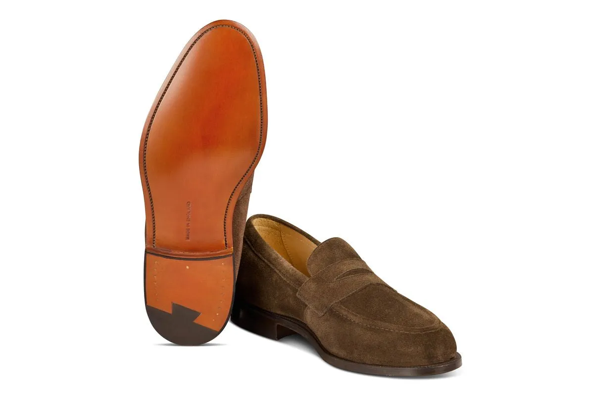 Havard Penny Loafer - Cafe Repello Suede sold by Tricker's product image thumbnail 5