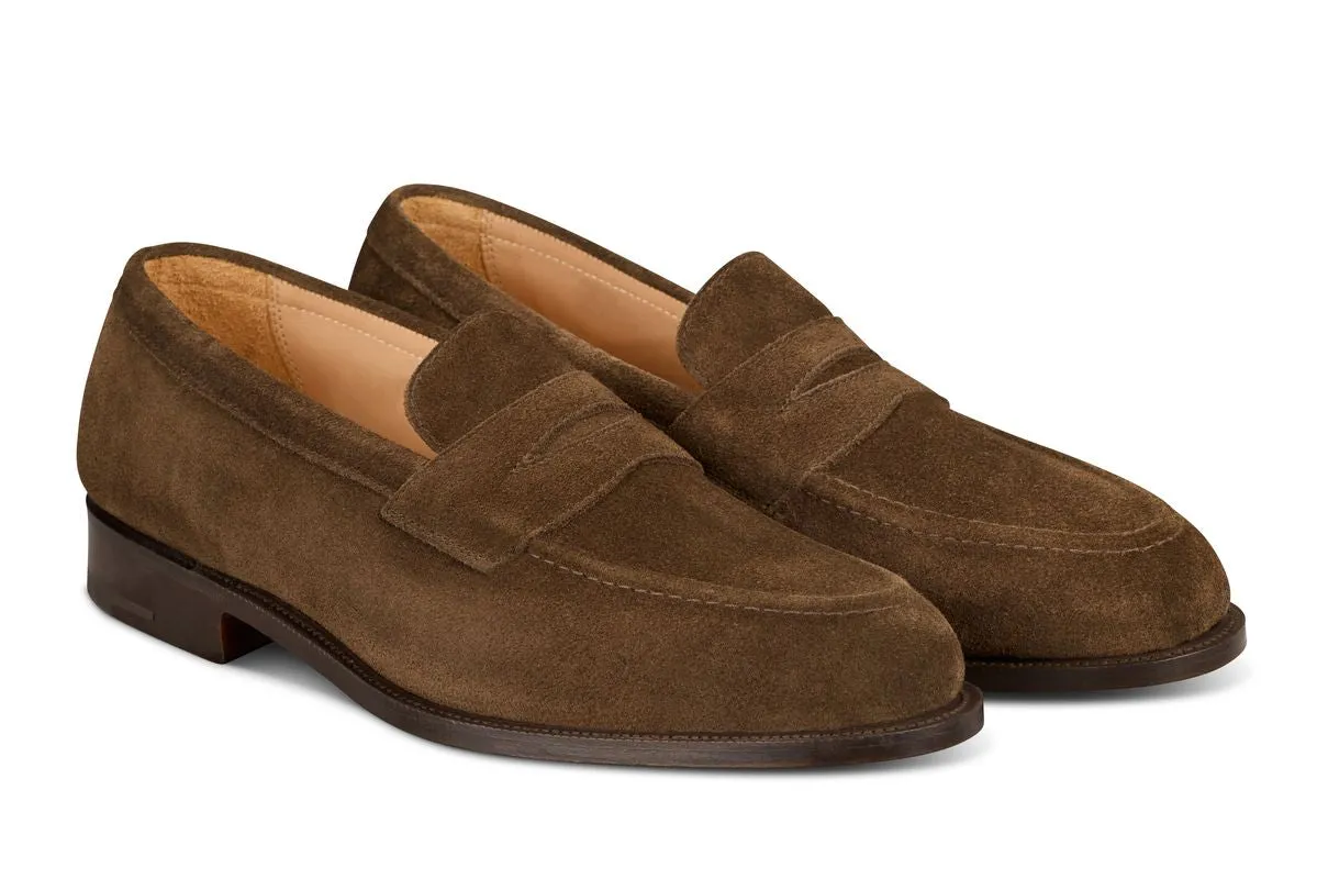 Havard Penny Loafer - Cafe Repello Suede sold by Tricker's product image thumbnail 3