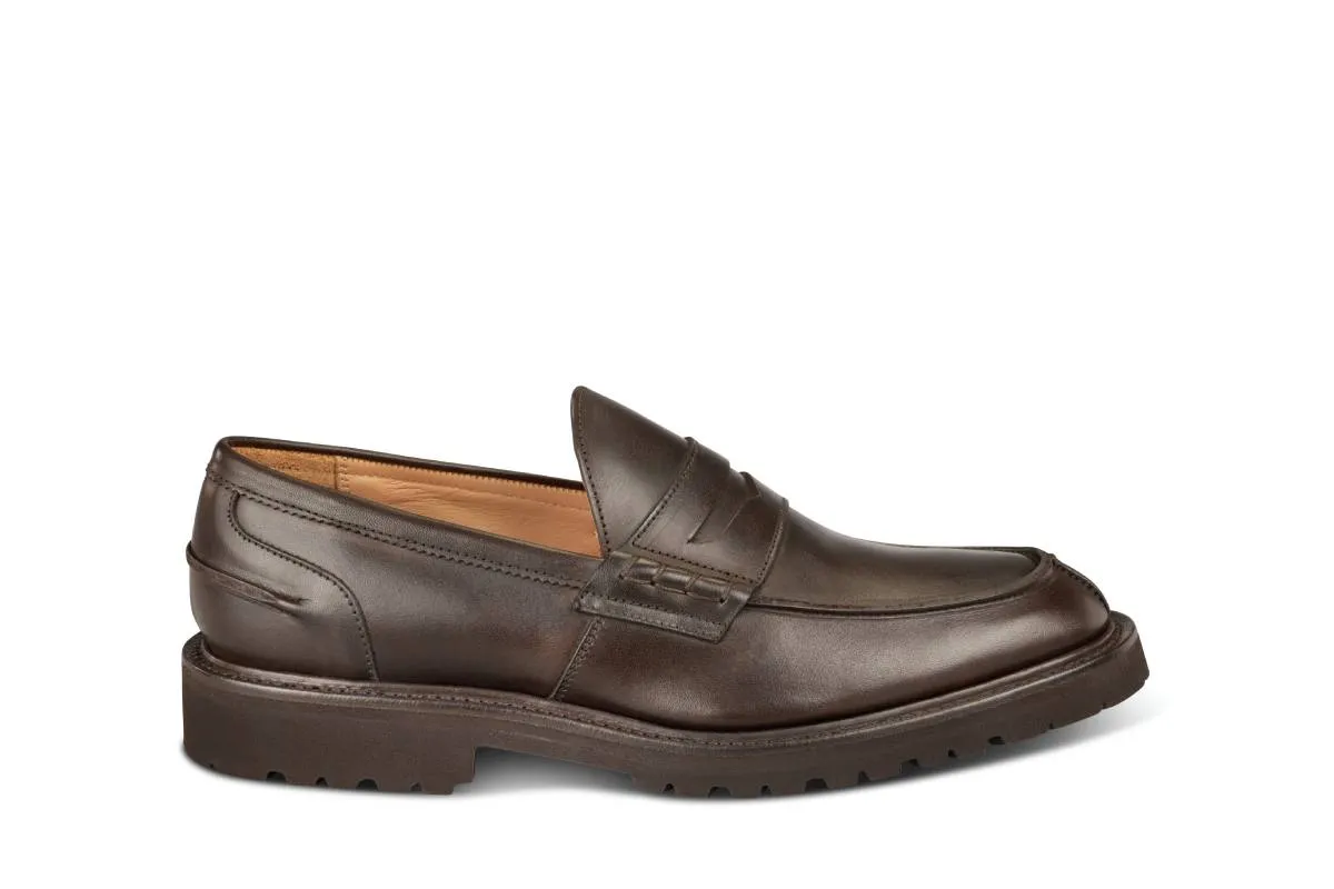 James Penny Loafer - Dark Brown Pampus made by Tricker's