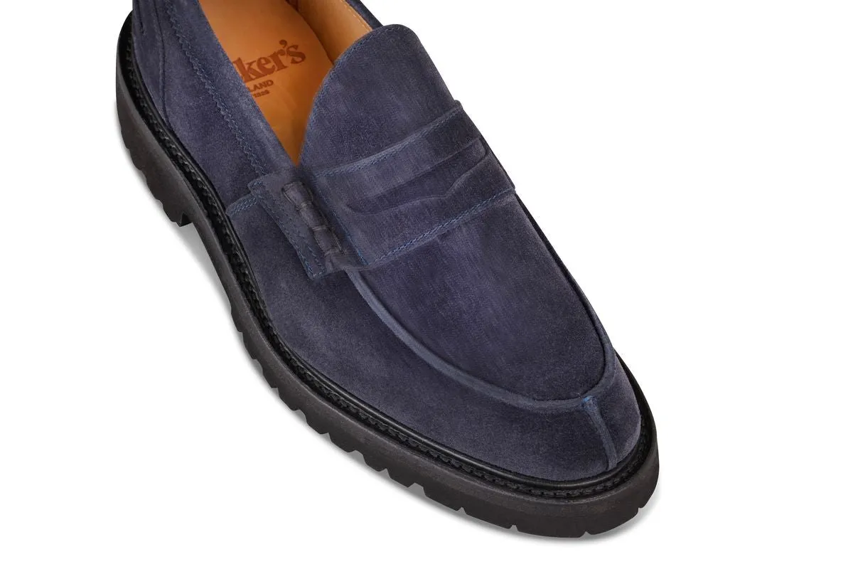 James Penny Loafer - Navy Castorino Suede sold by Tricker's product image thumbnail 2
