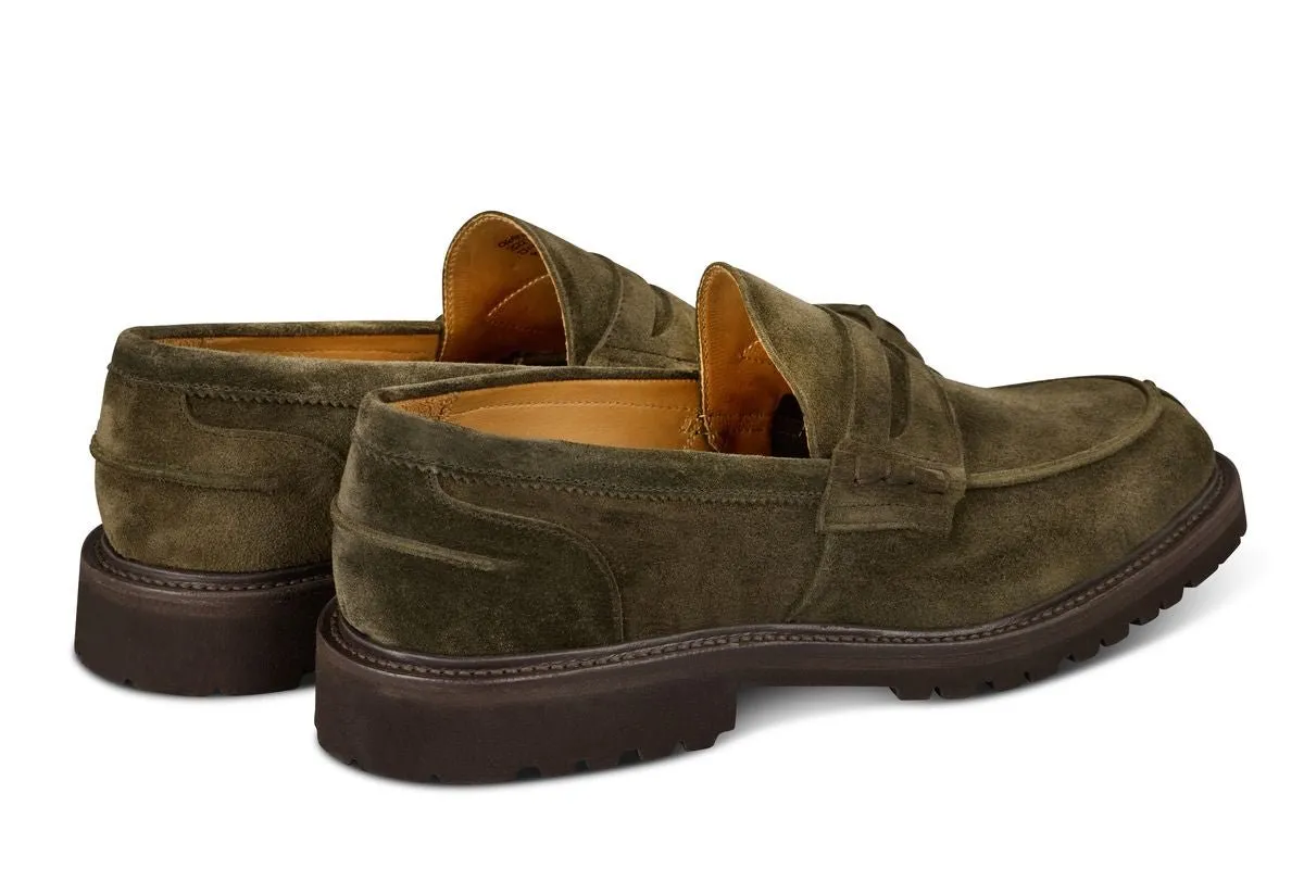James Penny Loafer - Earth Castorino Suede sold by Tricker's product image thumbnail 4