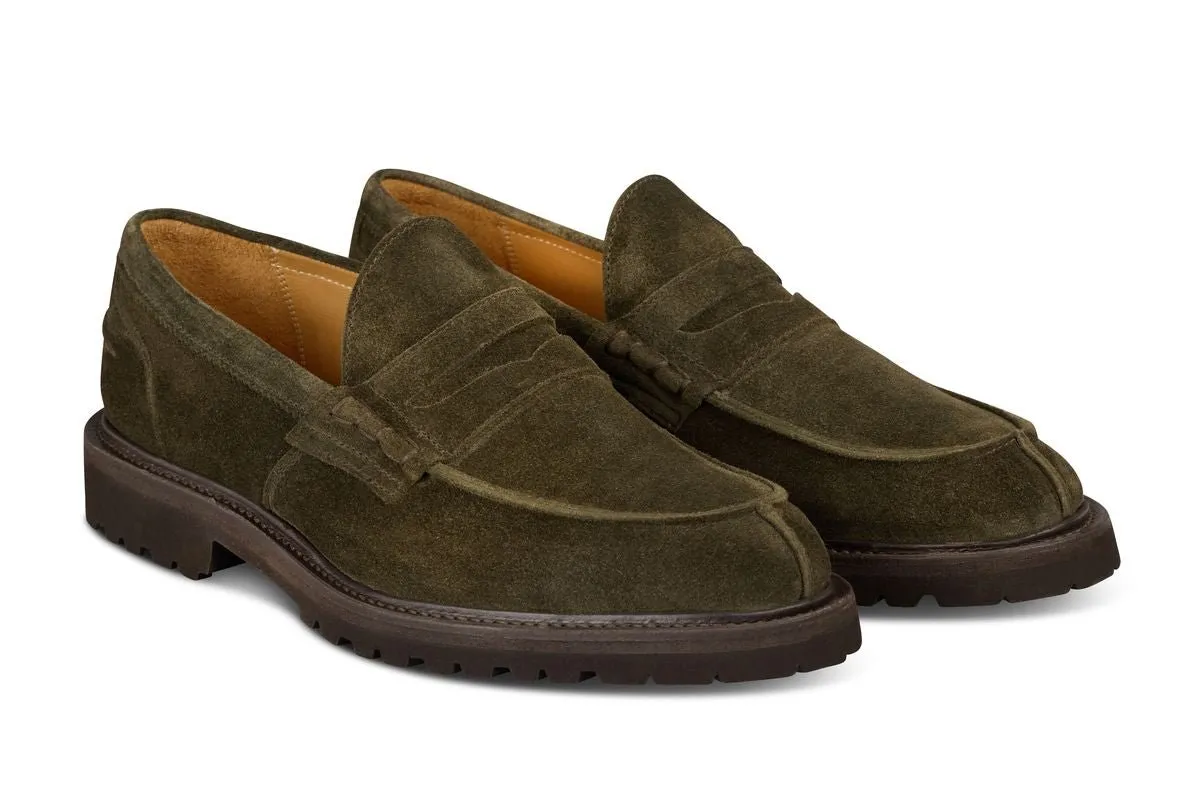 James Penny Loafer - Earth Castorino Suede sold by Tricker's product image thumbnail 3