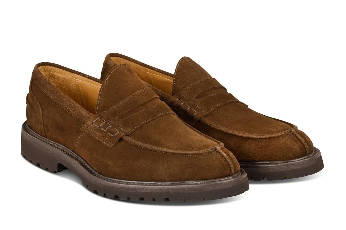 James Penny Loafer - Chocolate Repello Suede sold by Tricker's product image thumbnail 3