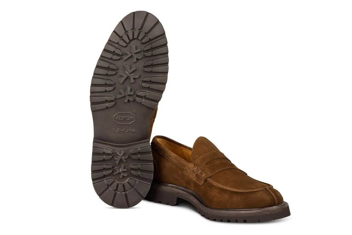 James Penny Loafer - Chocolate Repello Suede sold by Tricker's product image thumbnail 5