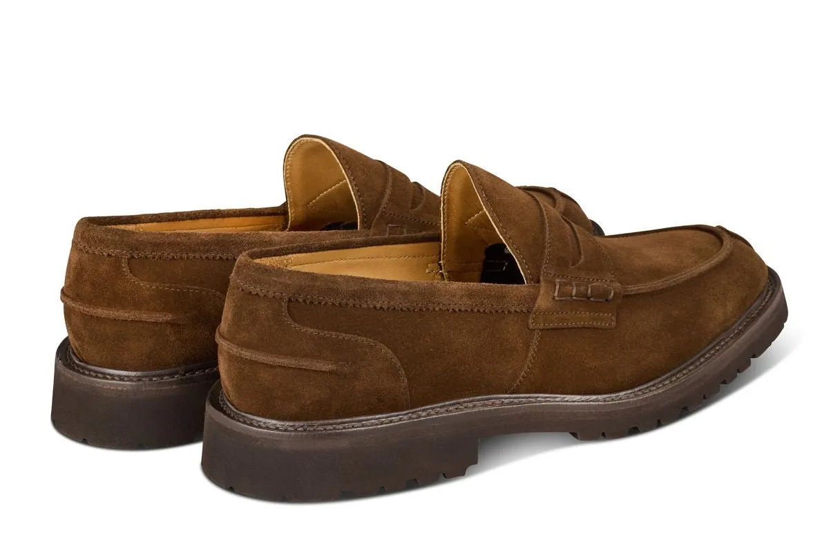 James Penny Loafer - Chocolate Repello Suede sold by Tricker's product image thumbnail 4