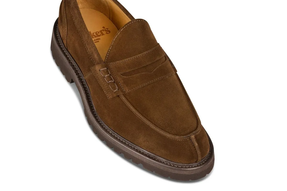 James Penny Loafer - Chocolate Repello Suede sold by Tricker's product image thumbnail 2