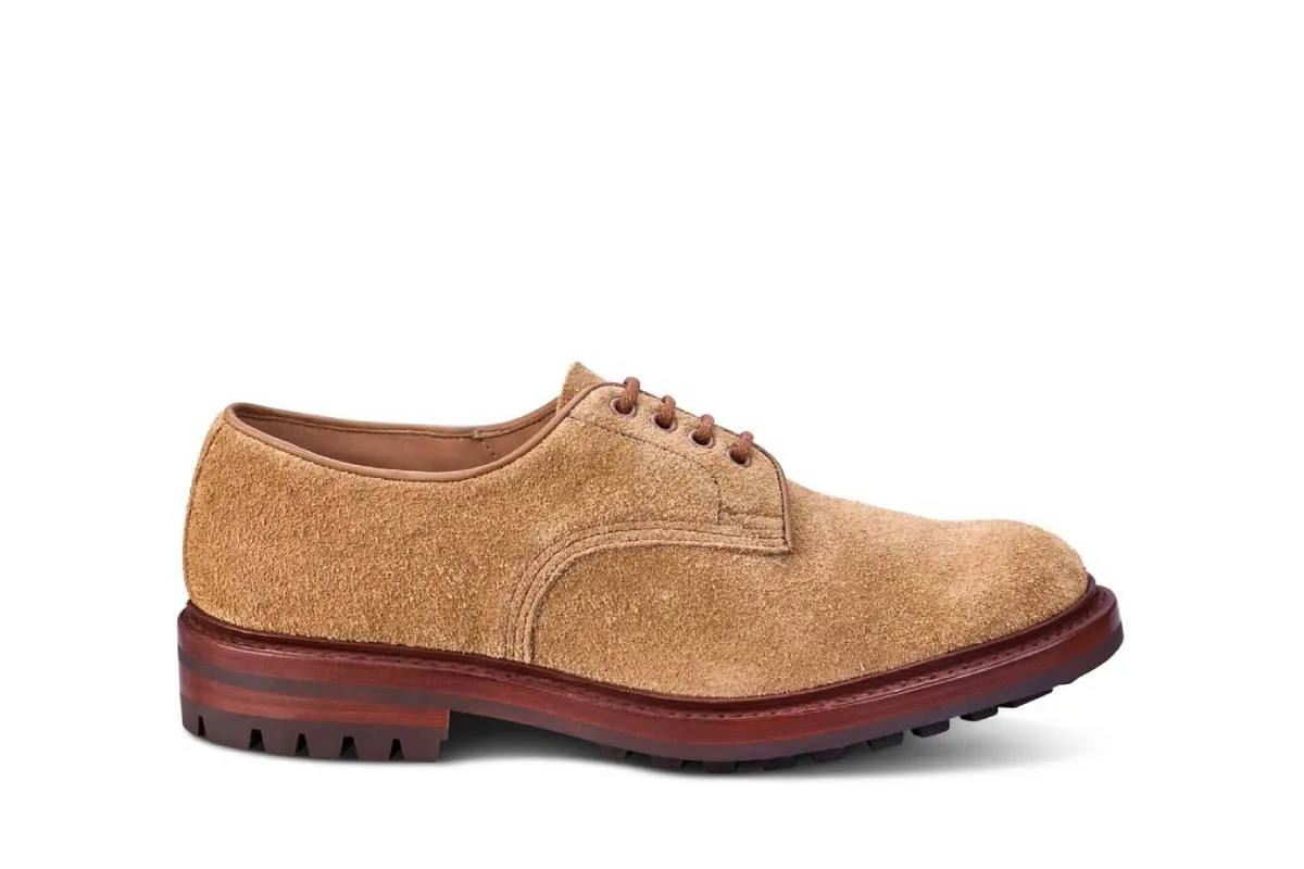Daniel Tramping Shoe - Tan Hairy Suede sold by Tricker's