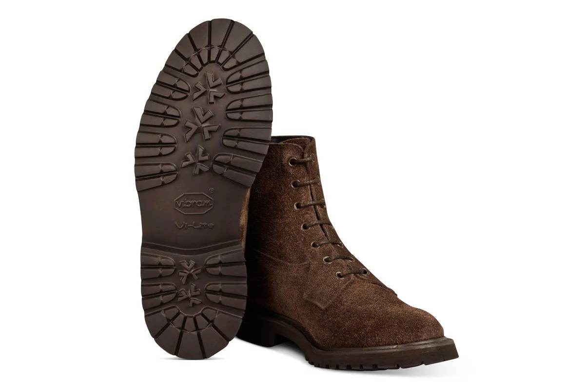 Burford Country Boot - Charcoal Coarse Suede sold by Tricker's product image thumbnail 5