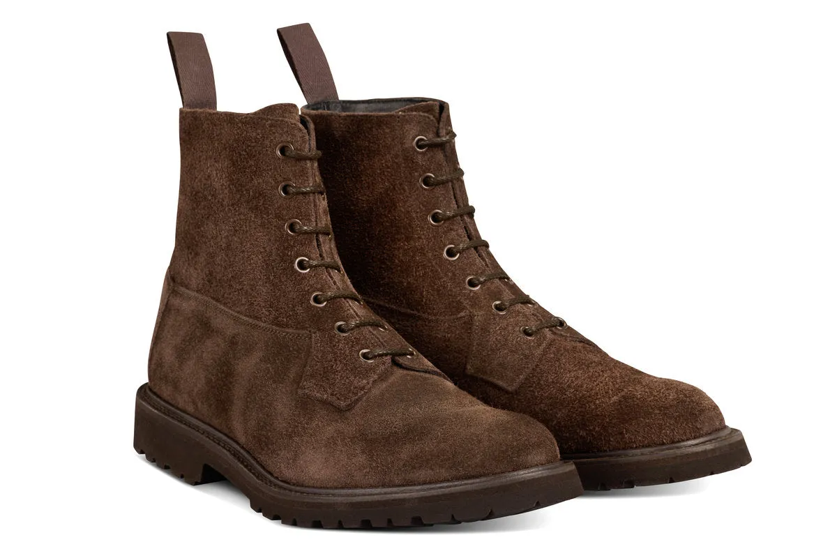 Burford Country Boot - Charcoal Coarse Suede sold by Tricker's product image thumbnail 3