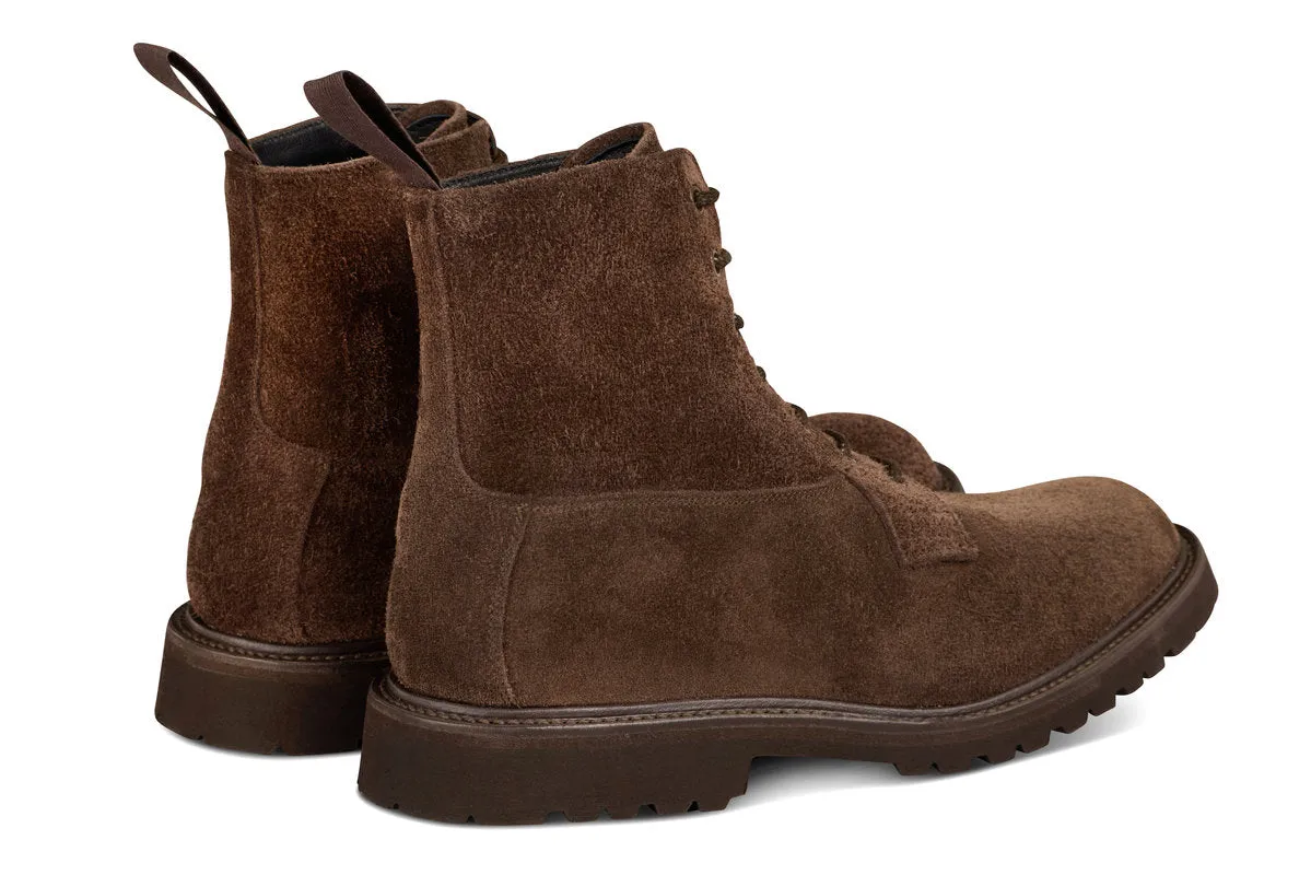 Burford Country Boot - Charcoal Coarse Suede sold by Tricker's product image thumbnail 4