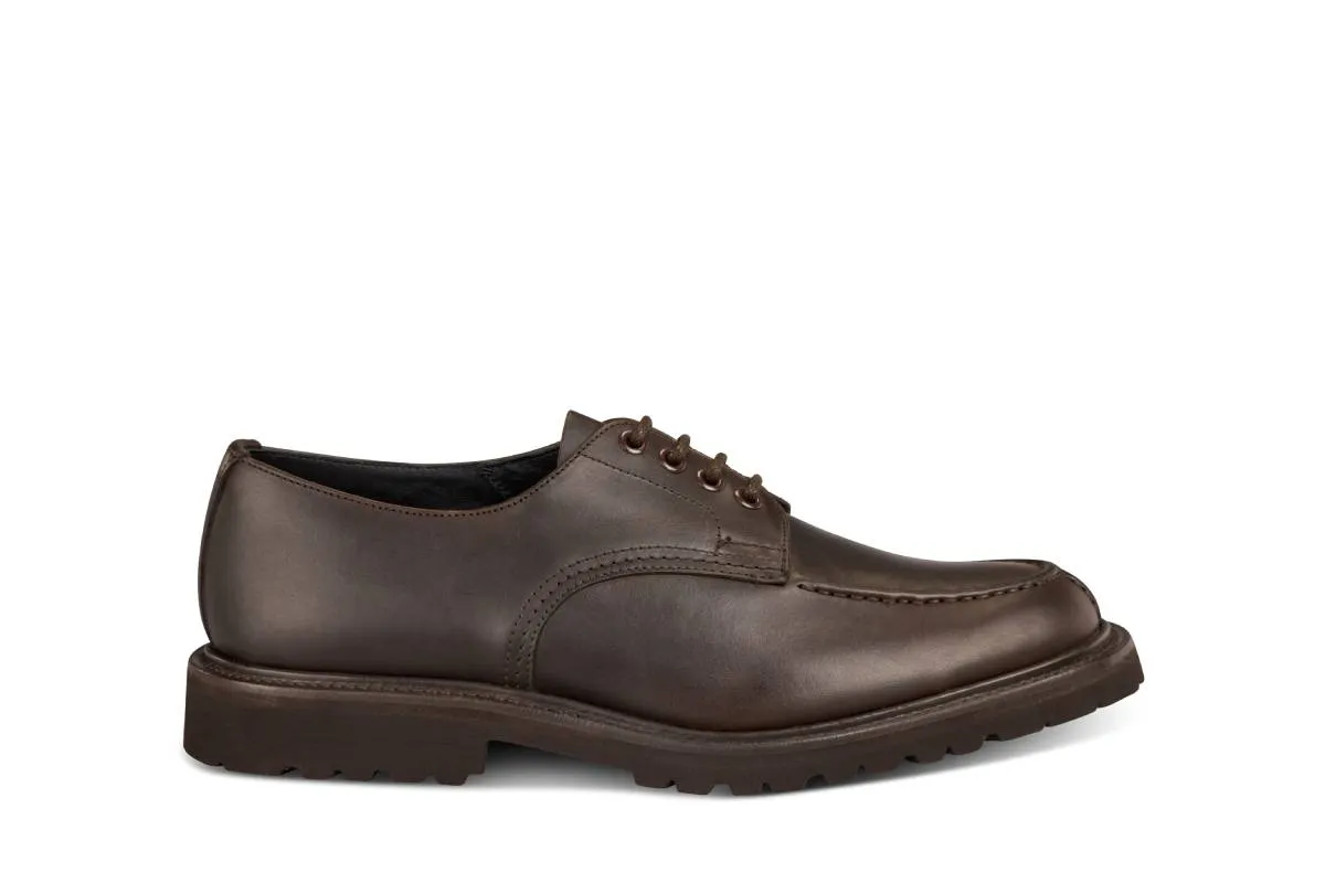 Kilsby Derby Shoe - Brown Pampus made by Tricker's