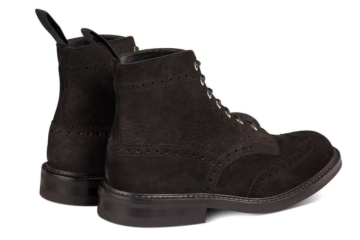 Stow Country Boot - Black Hydro Nubuck sold by Tricker's product image thumbnail 4