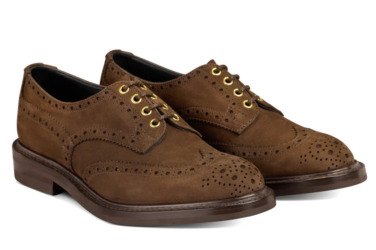 Bourton Country Shoe - Brown Hydro Nubuck sold by Tricker's product image thumbnail 3