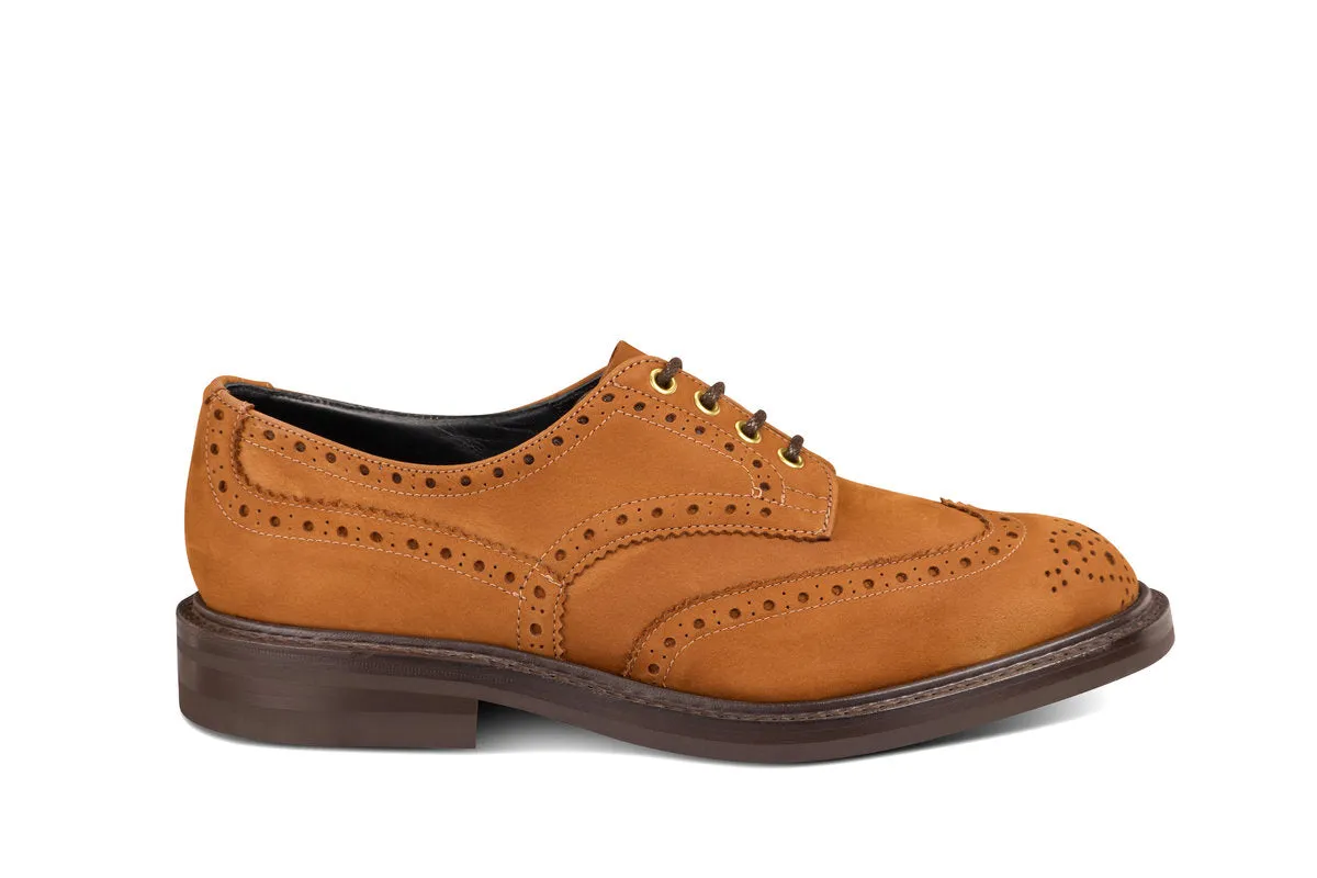 Bourton Country Shoe - Whiskey Hydro Nubuck sold by Tricker's
