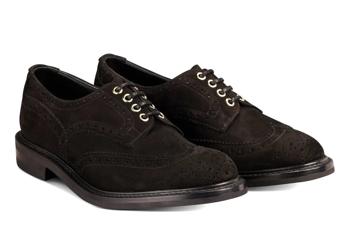 Bourton Country Shoe - Black Hydro Nubuck sold by Tricker's product image thumbnail 3