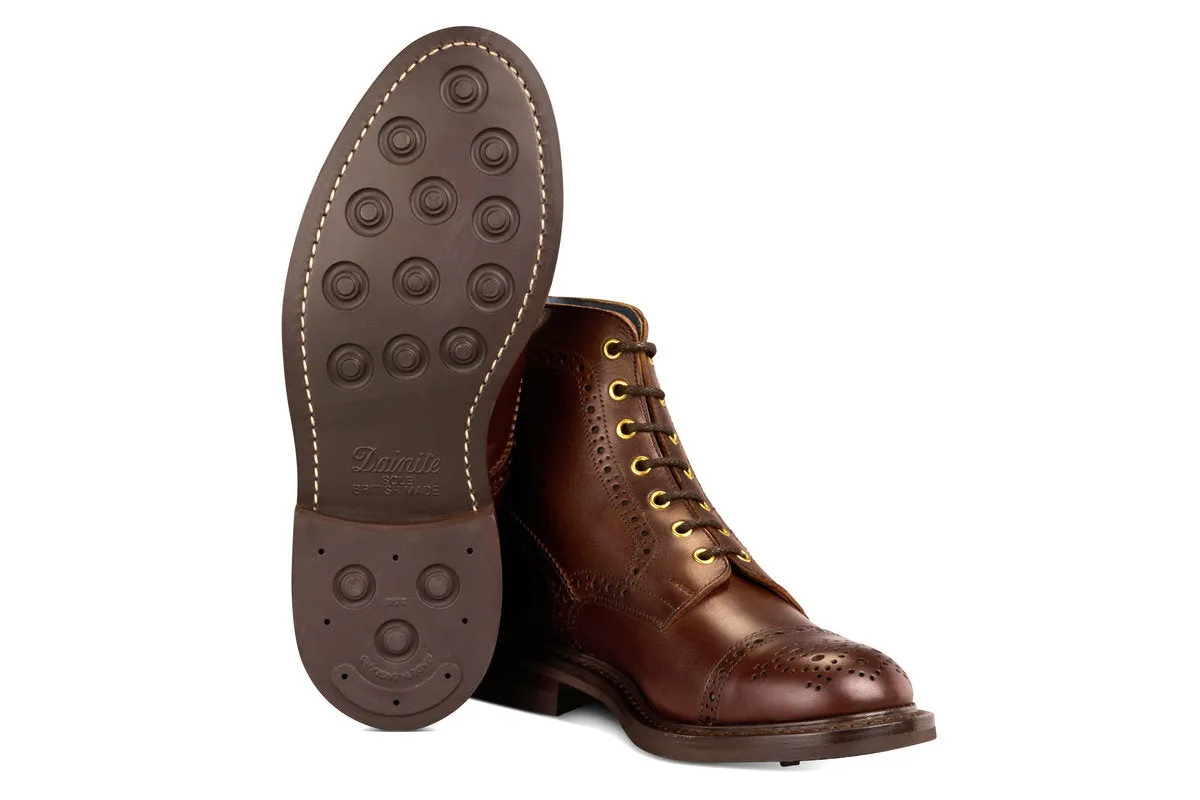 7046 - Men's Derby ToeCap Brogue Boot - Naster MC sold by Tricker's product image thumbnail 5